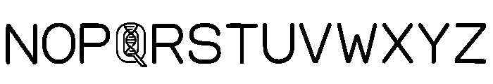 Pegan Regular Font LOWERCASE