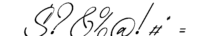 Pelagrium Italic Font OTHER CHARS