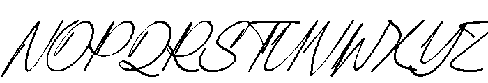 Pelagrium Italic Font UPPERCASE