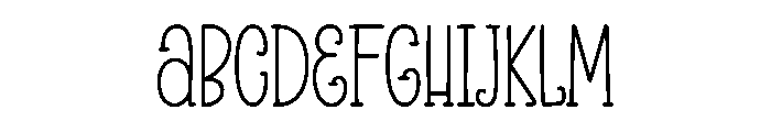 Pelique Font UPPERCASE