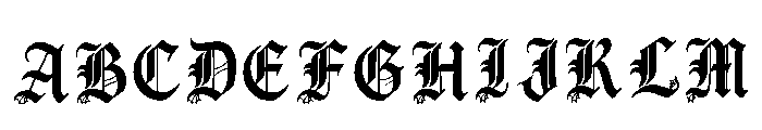 Pelli Regular Font UPPERCASE