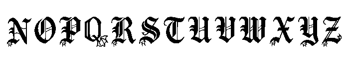 Pelli Regular Font LOWERCASE