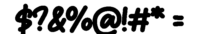 Pellow Talk Font OTHER CHARS