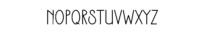 Pencil Eraser Font LOWERCASE