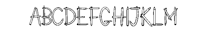 Pencil Font By Squeeb C Regular FONT