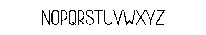 Pencil Grinder Font LOWERCASE