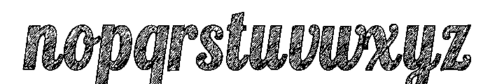 Pencil Grove Regular Font LOWERCASE
