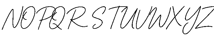 Pencil Grove Script Font UPPERCASE