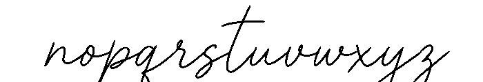 Pencil Grove Script Font LOWERCASE
