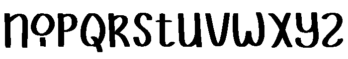 Pencil Party Regular Font LOWERCASE