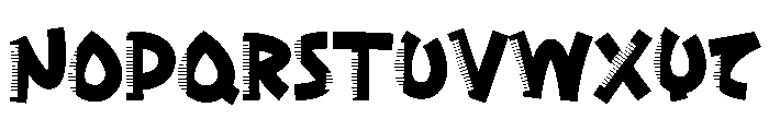 Pencil Ruler Font LOWERCASE