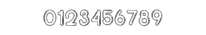 Pencil Thin Font OTHER CHARS