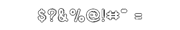 Pencil Thin Font OTHER CHARS