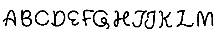 PencilKids Font UPPERCASE