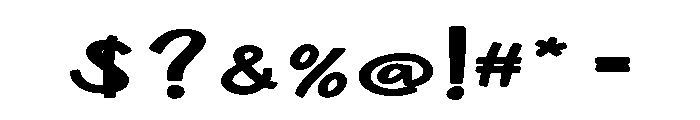 PencilTinta Font OTHER CHARS