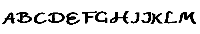 PencilTinta Font UPPERCASE
