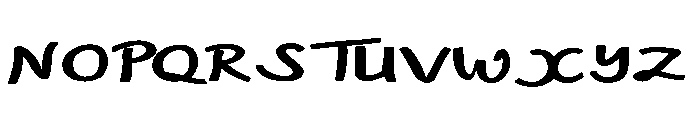 PencilTinta Font UPPERCASE