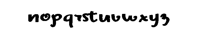 PencilTinta Font LOWERCASE