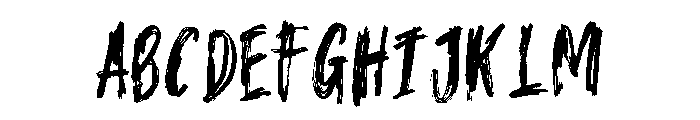Penface Font UPPERCASE