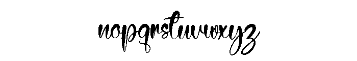 Penloria Font LOWERCASE