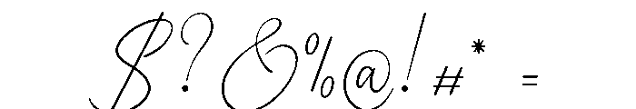 Pensthary Font OTHER CHARS