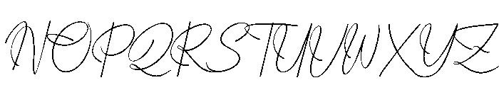 Pensthary Font UPPERCASE