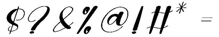 Pentagon Font OTHER CHARS