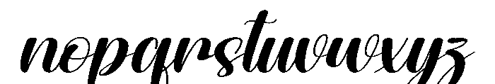 Pentagon Font LOWERCASE