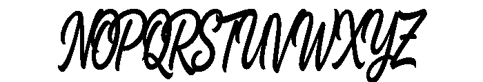 Peoneez Signature Italic Font UPPERCASE