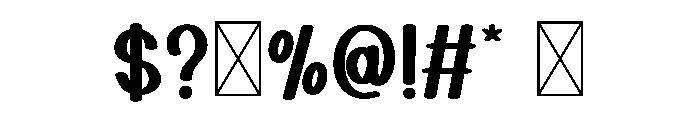 People Amazing Font OTHER CHARS