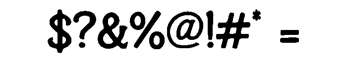 People Calligraphy Font OTHER CHARS