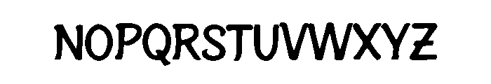 People Calligraphy Font LOWERCASE