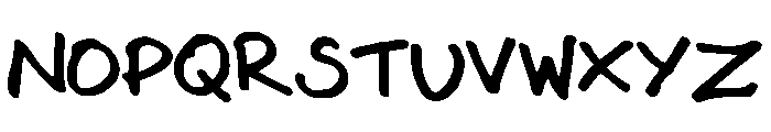 Pepper Font UPPERCASE