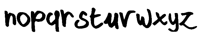 Pepper Font LOWERCASE