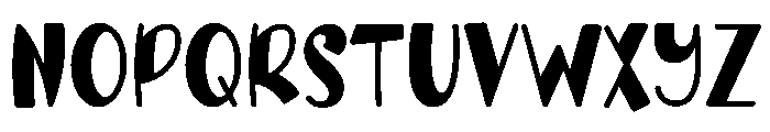 Pepperwish Font UPPERCASE