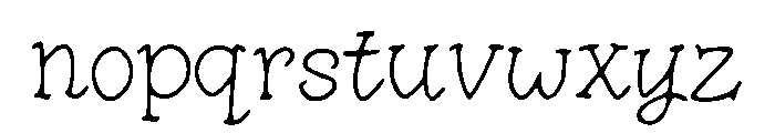 Pequi Font LOWERCASE