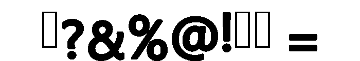 Perfect Aesthetic Regular Font OTHER CHARS