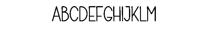 Perfect Alphabet Font UPPERCASE