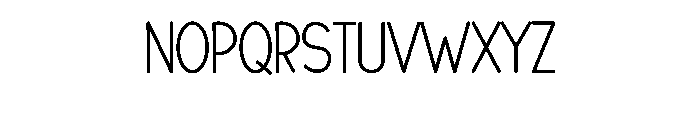 Perfect Alphabet Font UPPERCASE