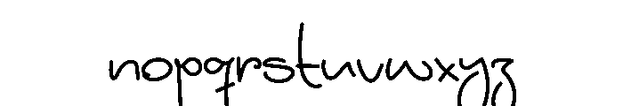 Perfect Beach Font LOWERCASE