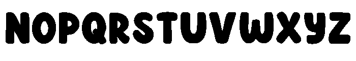 Perfect Braved Regular Font LOWERCASE