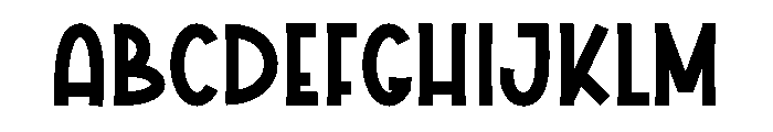 Perfect Bright Font UPPERCASE