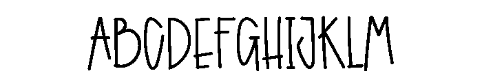 Perfect Brush Font UPPERCASE