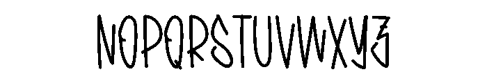 Perfect Brush Font UPPERCASE