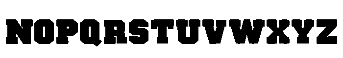 Perfect College Regular Font UPPERCASE