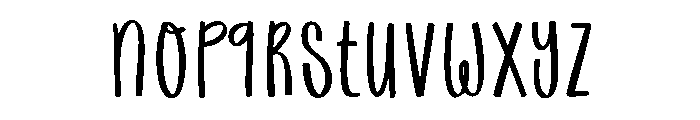 Perfect Holiday Regular Font LOWERCASE