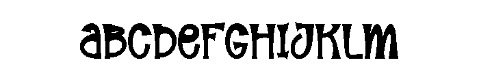 Perfect Lovely Font UPPERCASE