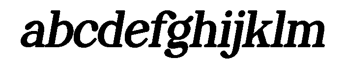 Perfect Mangue Slanted FONT