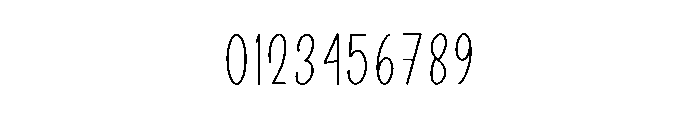 Perfect Minimalist Font OTHER CHARS