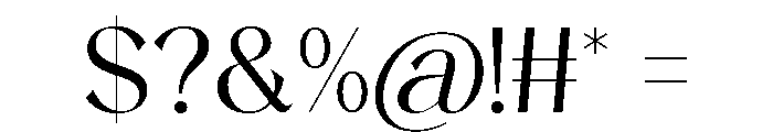 Perfect Motion Regular Font OTHER CHARS